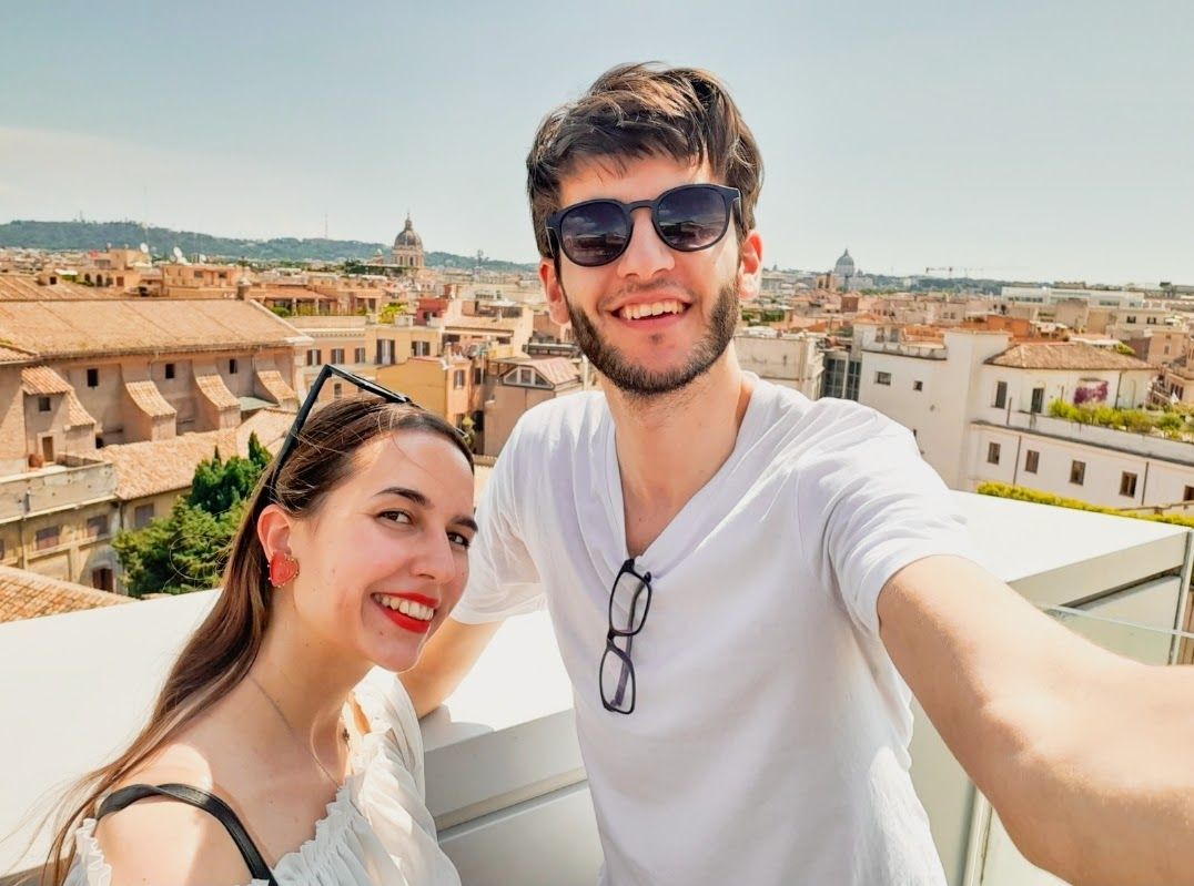 Evgenija Jovanova, couple, Rome, beautiful man